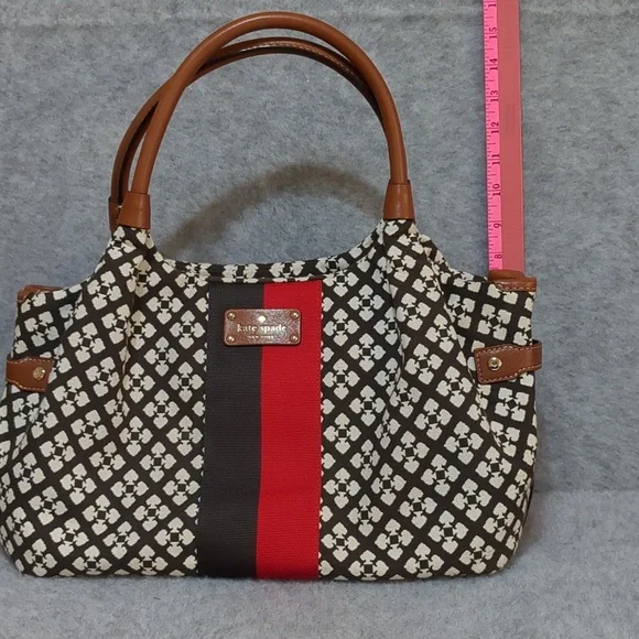 Kate spade tote bag brown/beige/red - Picture 8 of 11
